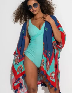 Woven Tassel Kimono