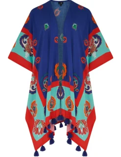 Woven Tassel Kimono