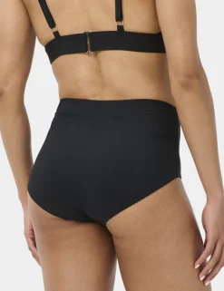 Wrap Front High Waisted Bikini Bottoms