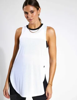 Zela Crew Neck Relaxed Vest Top