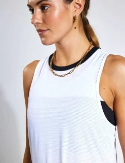 Zela Crew Neck Relaxed Vest Top