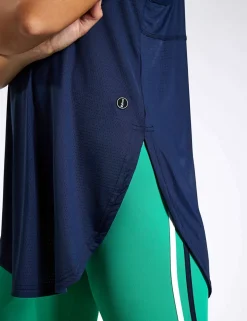 Zela Crew Neck Relaxed Vest Top