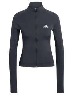 Zip Up Fitted Running Jacket