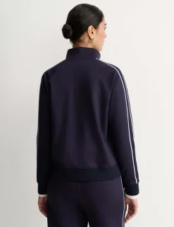 Zip Up Funnel Neck Sports Jacket