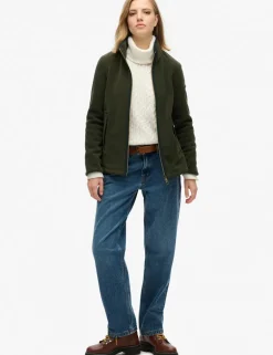 Zip Up Slim Fleece Jacket