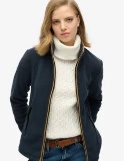 Zip Up Slim Fleece Jacket